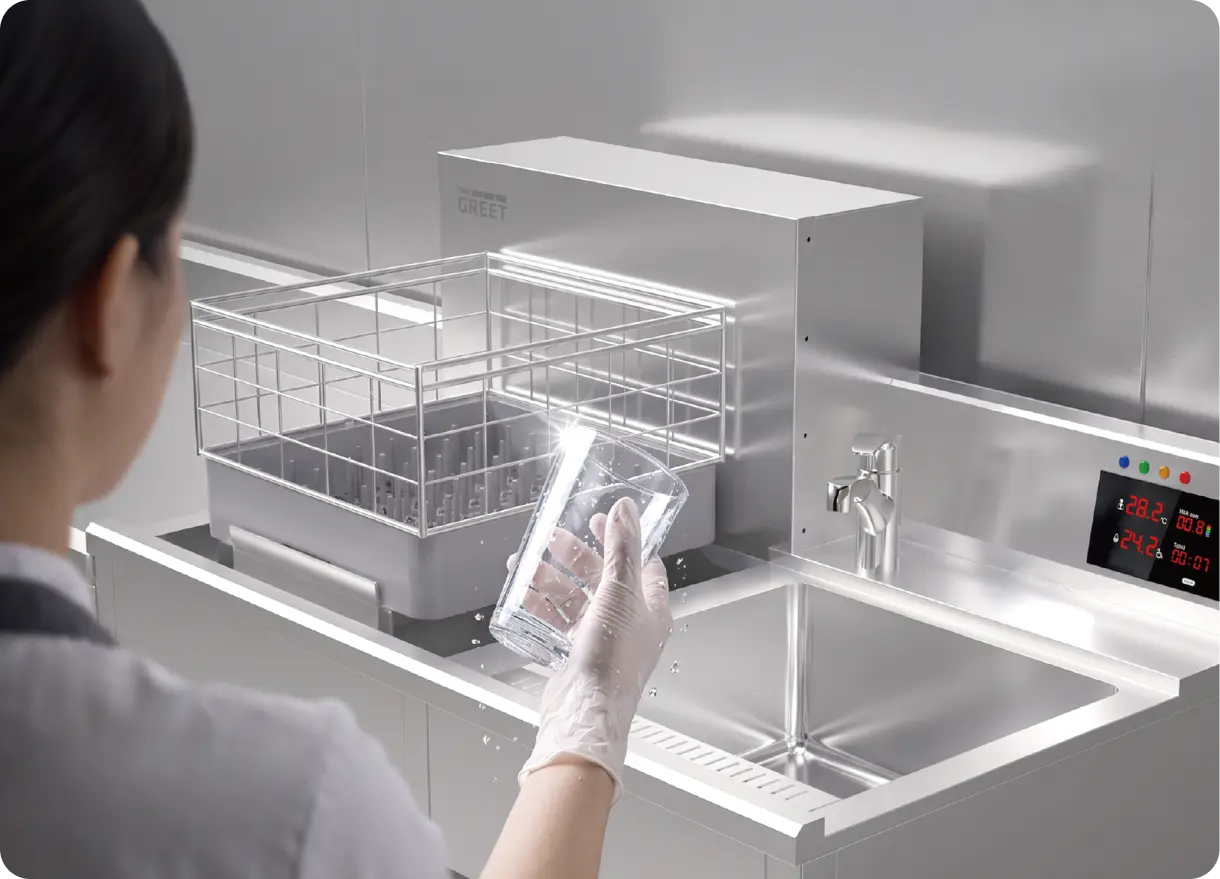 Washing module device